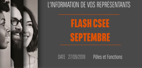 # FLASH CSEE - SEPTEMBRE