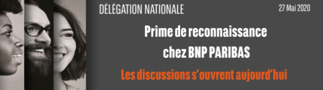 Prime de reconnaissance chez BNP PARIBAS 